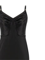 Elisabetta Franchi Red Carpet Satin Dress