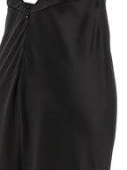 Elisabetta Franchi Red Carpet Satin Dress