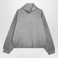 Acne Studios Mélange Gray Fleece Sweatshirt with Logo