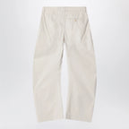 Acne Studios Casual twill trousers light beige