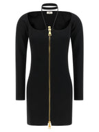 Elisabetta Franchi Fabric Stitch Knit Dress