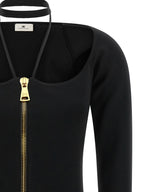 Elisabetta Franchi Fabric Stitch Knit Dress