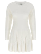 Elisabetta Franchi Knitted Pleated Dress