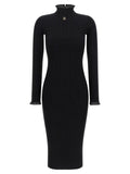 Elisabetta Franchi Ribbed Knit Dress