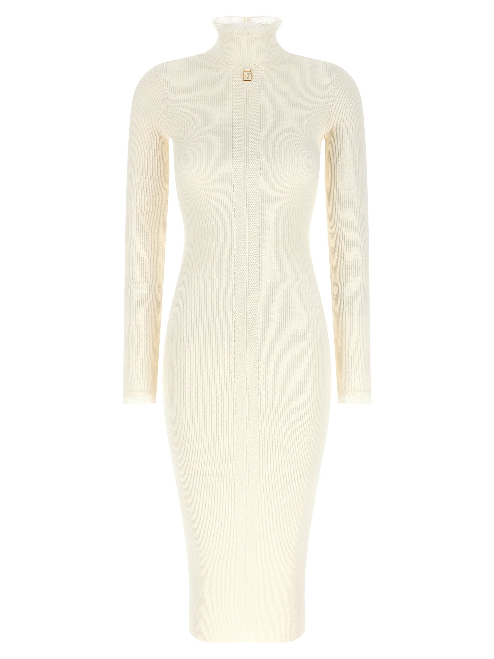 Elisabetta Franchi Ribbed Knit Dress