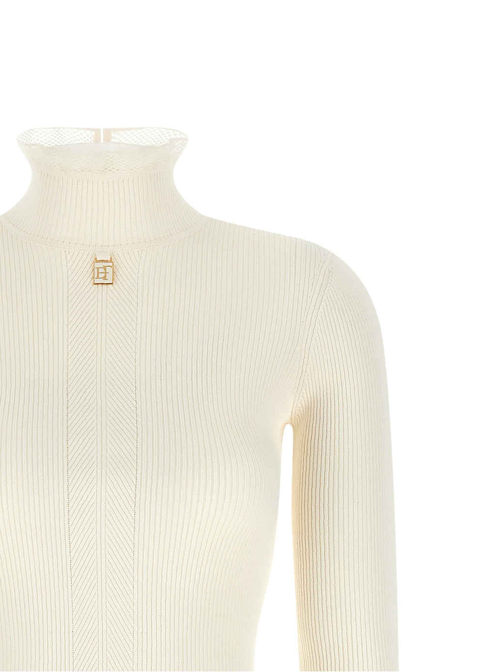 Elisabetta Franchi Ribbed Knit Dress