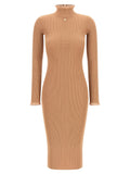 Elisabetta Franchi Ribbed Knit Dress