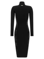 Elisabetta Franchi Knitted And Lace Dress