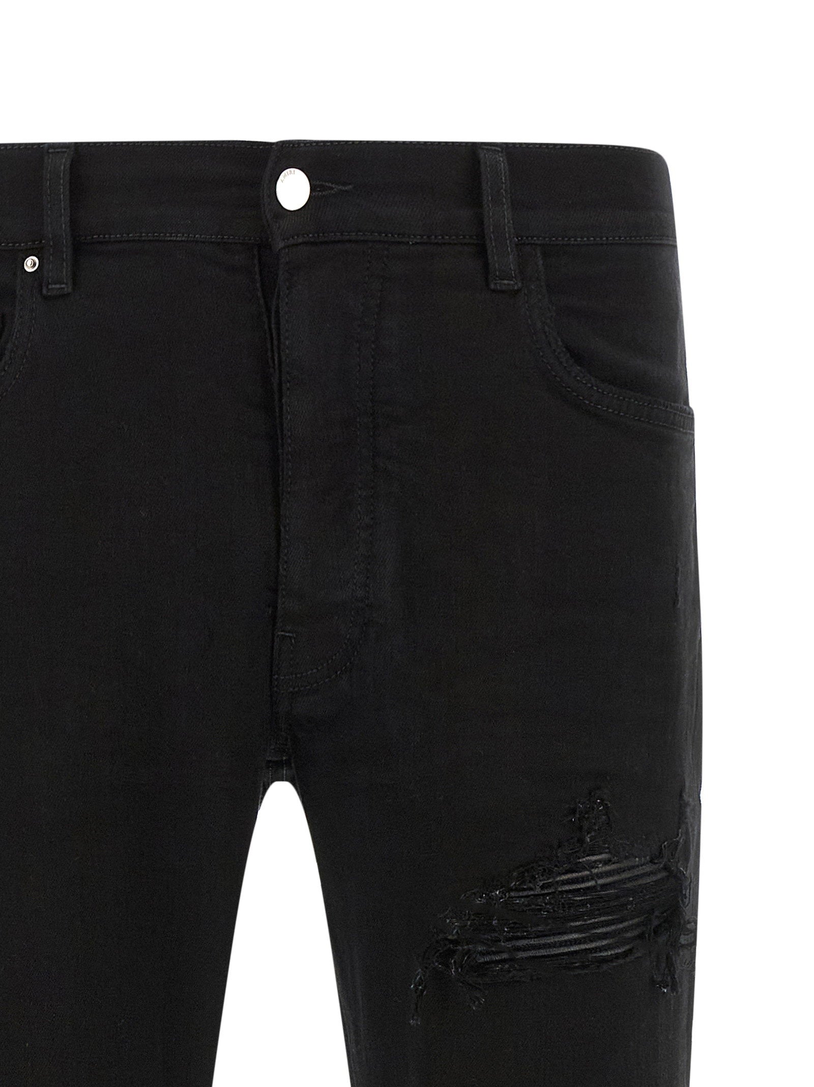 Amiri Mx1 Jeans With Distressed Details