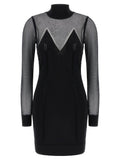 Elisabetta Franchi Dress With Transparencies