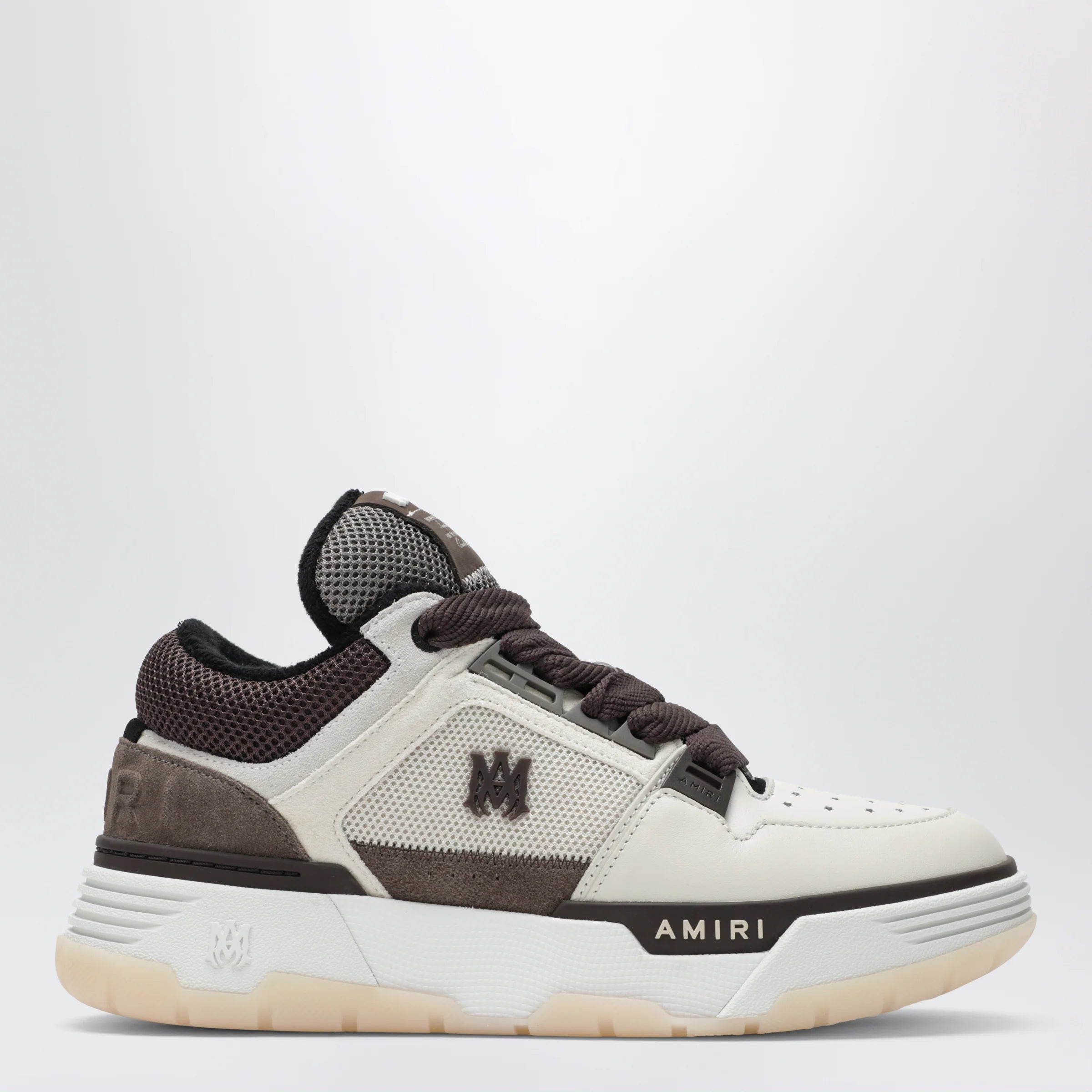 AMIRI MA-1 leather sneakers in brown