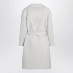 S Max Mara Ivory short double wool coat
