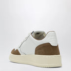 AUTRY Medalist Low sneakers in white leather and suede