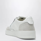AUTRY Medalist Low sneakers in white leather and suede