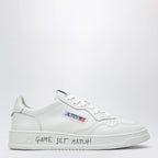 AUTRY Medalist Low sneakers in white leather Game Set Match!