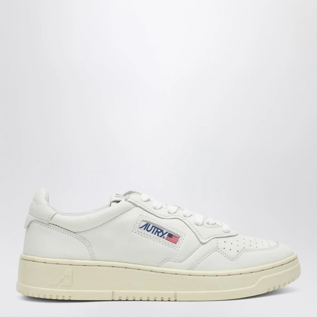 AUTRY White leather Medalist Sneakers