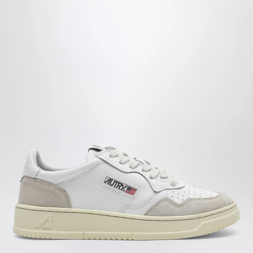AUTRY White leather Medalist low-top Sneakers