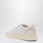 AUTRY White/light pink Medalist sneakers