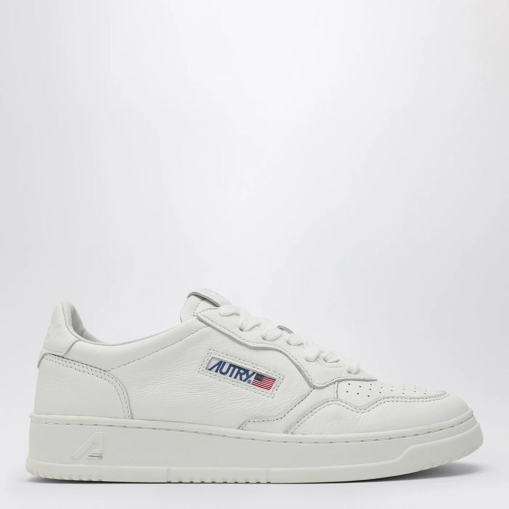 AUTRY Medalist Low white goatskin leather Sneakers