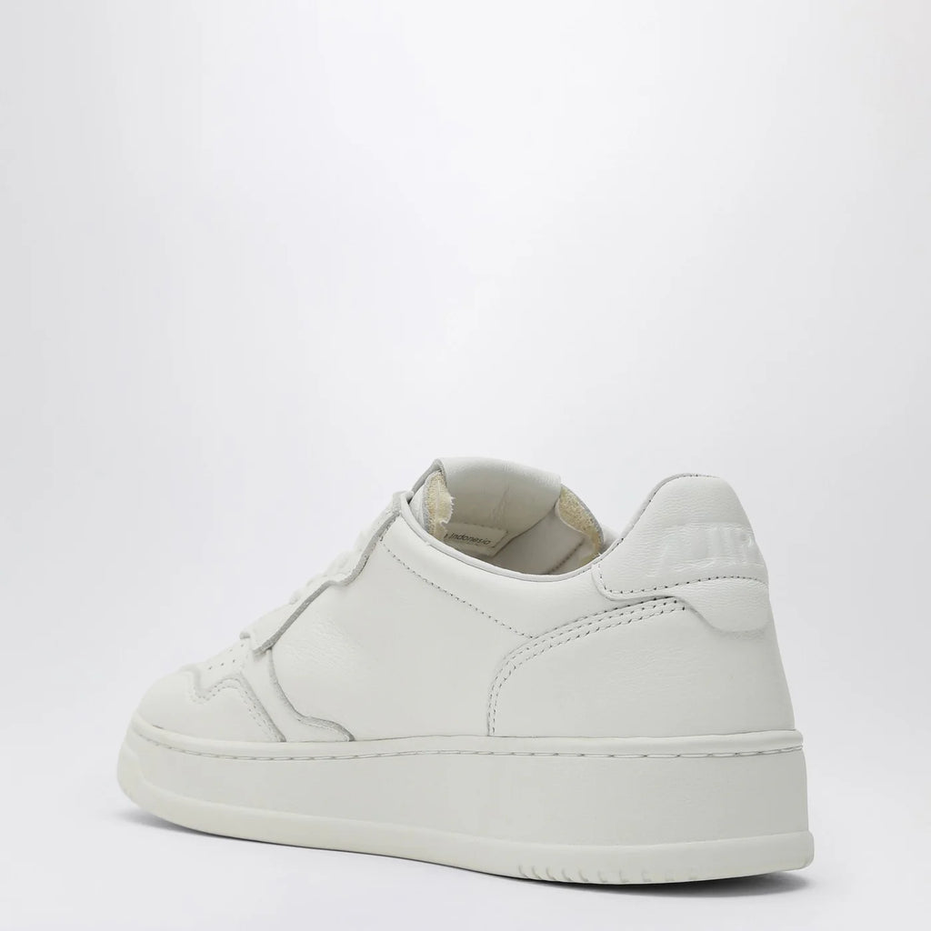 AUTRY Medalist Low white goatskin leather Sneakers