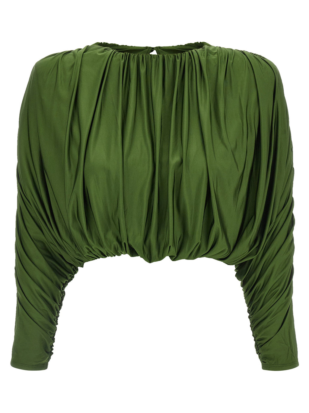 Self-Portrait Short Top With Ripples