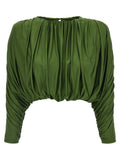 Self-Portrait Short Top With Ripples