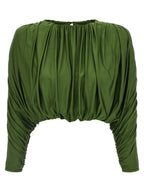 Self-Portrait Short Top With Ripples