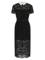 Self-Portrait Lace Dress With Collar