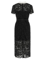 Self-Portrait Lace Dress With Collar