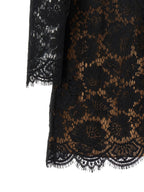 Self-Portrait Lace Dress With Jewel Collar