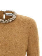 Self-Portrait Sweater With Jewel Embroidery