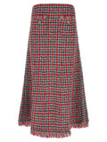 Self-Portrait Tweed Skirt