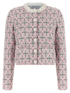 Self-Portrait Floral Collar Cardigan