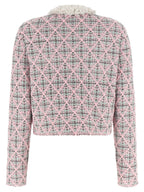 Self-Portrait Floral Collar Cardigan