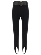 Self-Portrait Leggings With Stirrup And Belt