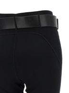 Self-Portrait Leggings With Stirrup And Belt