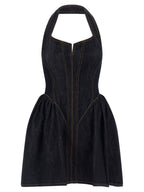 Self-Portrait Denim Dress