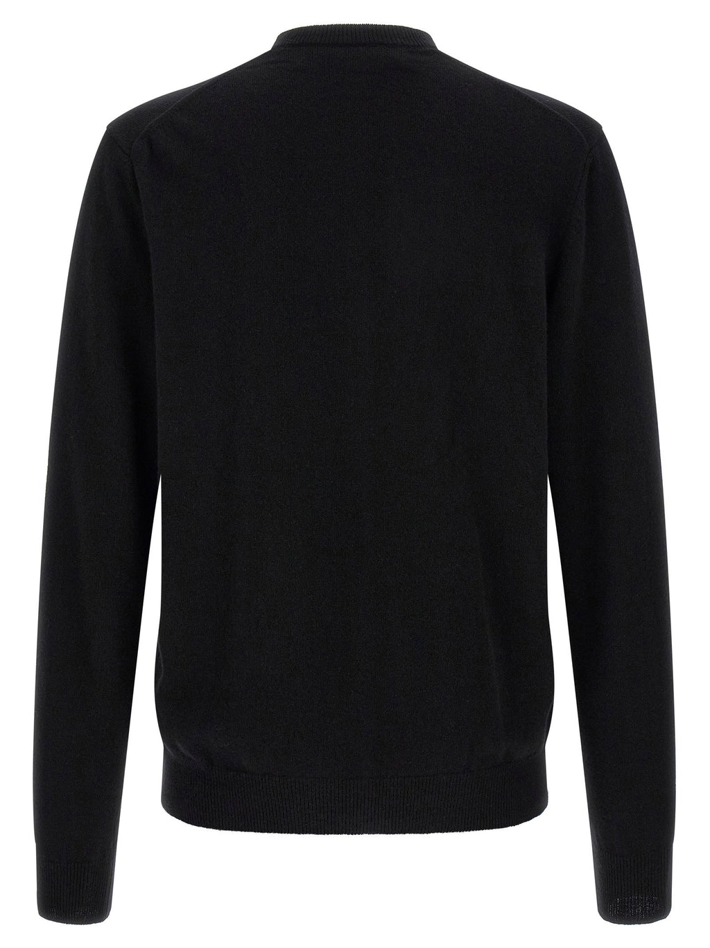 Comme Des Garçons Play Wool Cardigan With Heart Patch