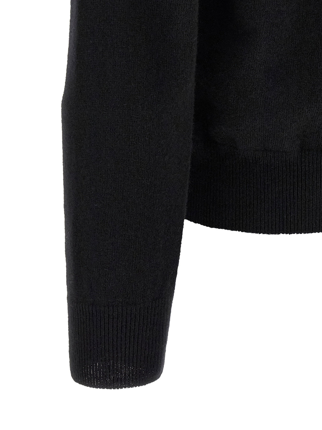 Comme Des Garçons Play Wool Cardigan With Heart Patch