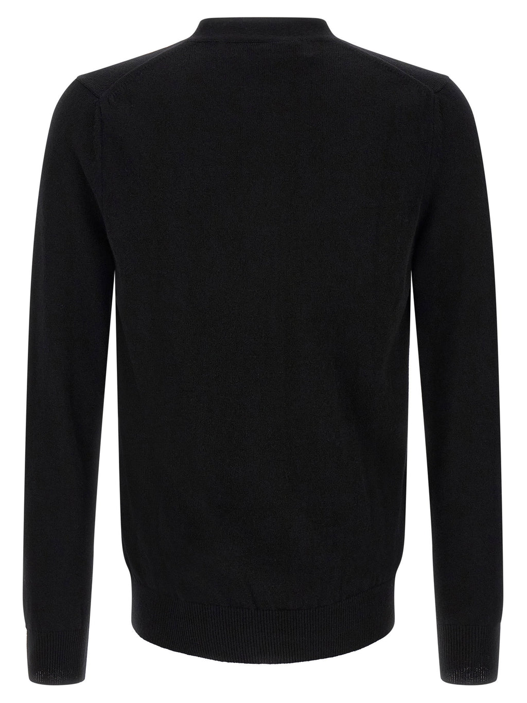 Comme Des Garçons Play Wool Cardigan With Heart Patch