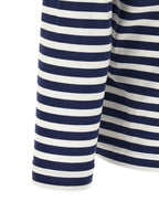 Comme Des Garçons Play Striped T-shirt With Heart Patch