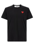 Comme Des Garçons Play Heart Patch T-shirt