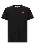 Comme Des Garçons Play Heart Patch T-shirt