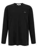 Comme Des Garçons Play Heart Patch Long Sleeve T-shirt