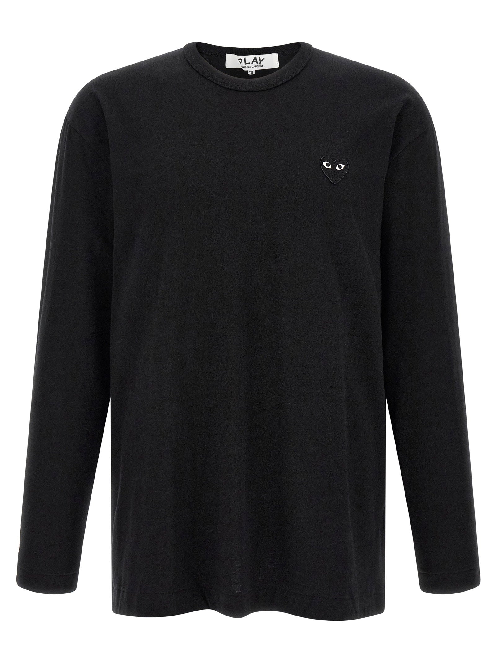 Comme Des Garçons Play Heart Patch Long Sleeve T-shirt