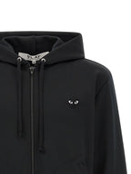 Comme Des Garçons Play Heart Patch Hoodie