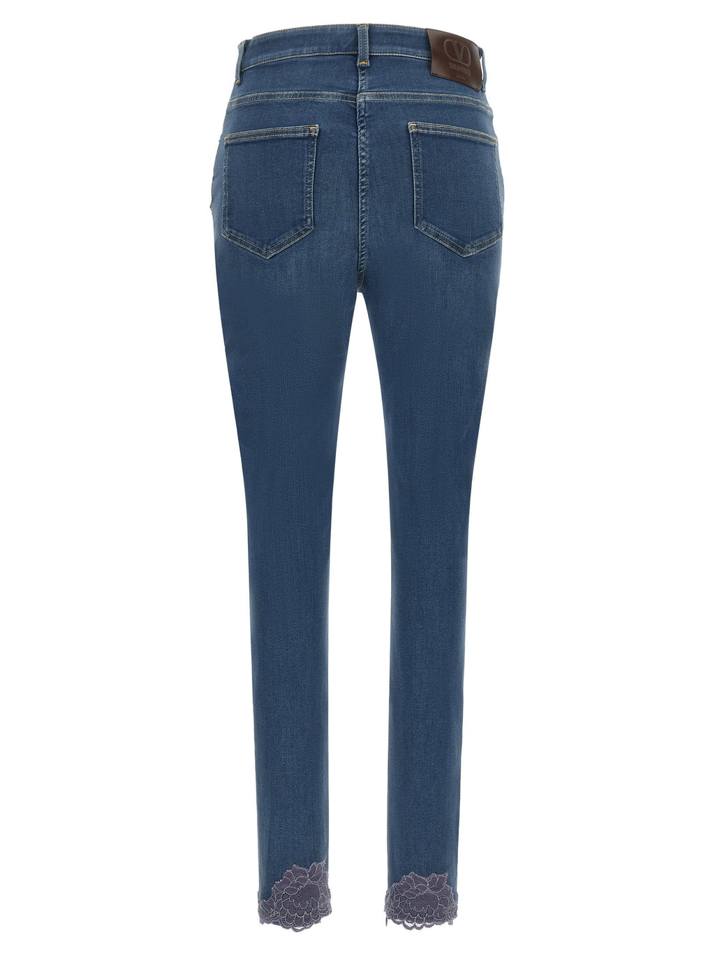 Valentino Garavani Lace Insert Jeans