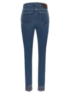 Valentino Garavani Lace Insert Jeans