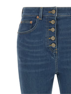 Valentino Garavani Lace Insert Jeans