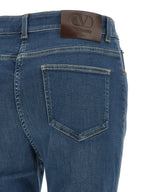 Valentino Garavani Lace Insert Jeans